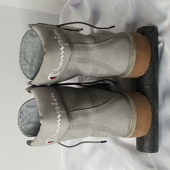 Timberland X Champion Grey Nubuck 6" BOOT SIZE 9 - Picture 3 of 8